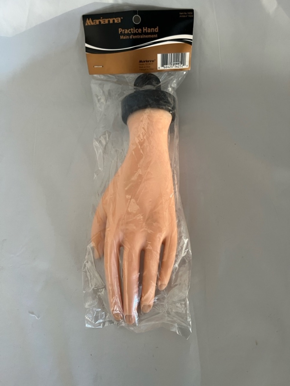 Mariana Practice Hand Display - Beige with Black Stand